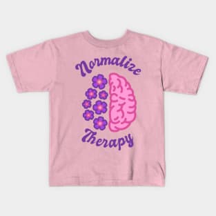 Normalize Therapy Kids T-Shirt